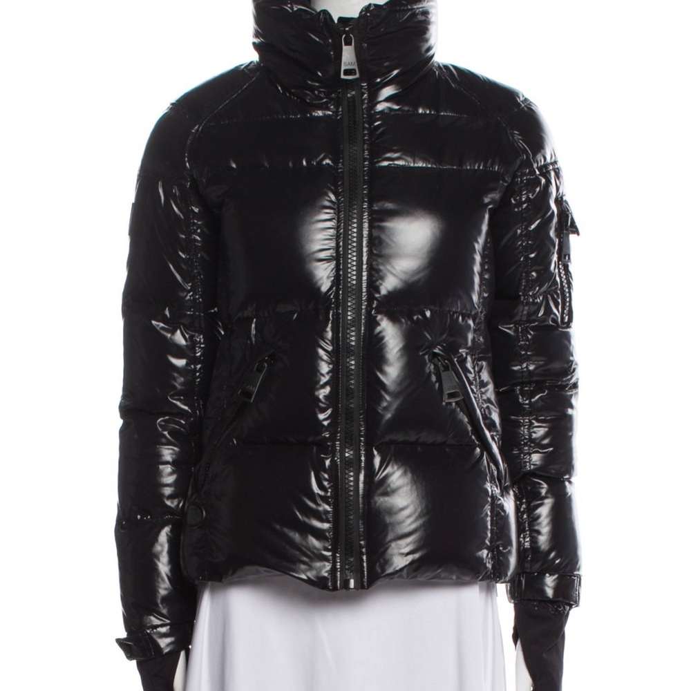 SAM. Black puffer jacket